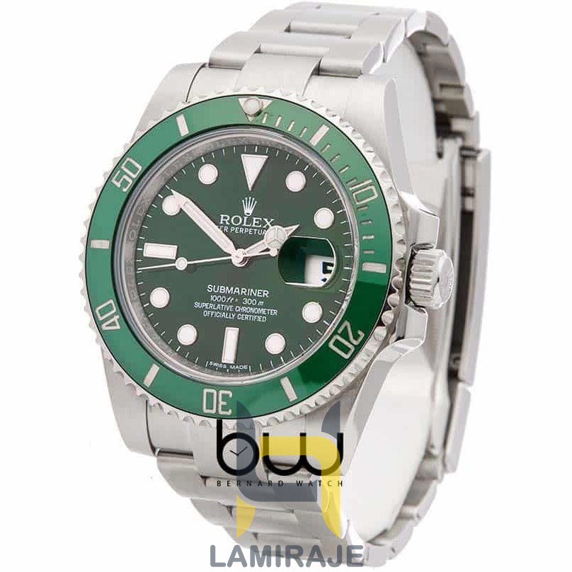 ساعت مچی مردانه رولکس سابمارینر Rolex Submariner دیجیتال صفحه سبز، خرید ساعت کلاسیک و شیک سیلور سبز.