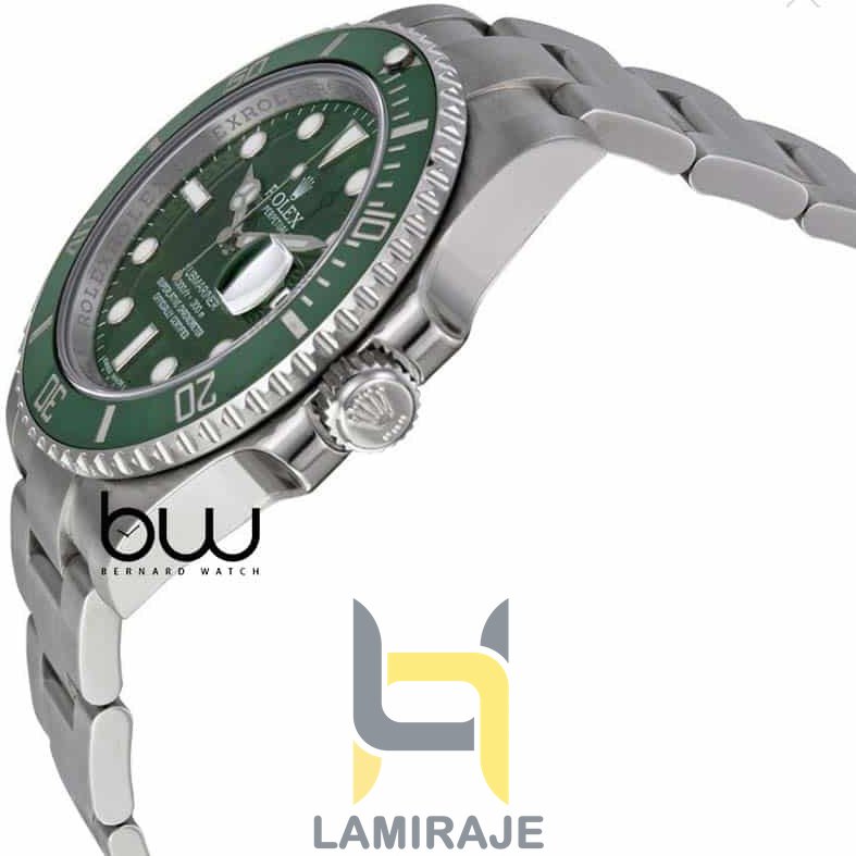 ساعت مچی مردانه رولکس سابمارینر Rolex Submariner دیجیتال صفحه سبز، خرید ساعت کلاسیک و شیک سیلور سبز.