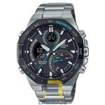 خرید ساعت مچی مردانه کاسیو ادیفایس Casio ECB-950DB-1ADF دیجیتال نقره‌ای با بند استیل ثابت، انتخابی ایده‌آل.