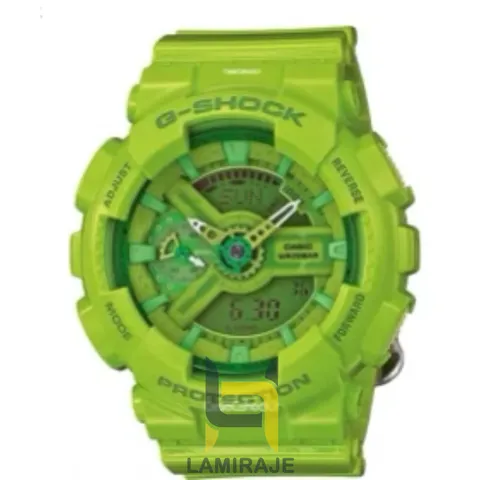 ساعت مچی مردانه جی‌شاک G-Shock GA110 فسفری، دیجیتال، ضدآب، خرید ساعت اسپرت با تنظیم اتوماتیک و اتولایت.