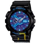 ساعت مچی مردانه کاسیو جی شاک مدل Casio G-Shock GA-110HC-1A دیجیتال مشکی براق، خرید ساعت مقاوم و ضدآب.