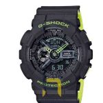 ساعت مچی مردانه کاسیو جی شاک مدل CASIO G-SHOCK GA-110LN مشکی، ساعت دیجیتال ضدآب، خرید ساعت اسپرت مقاوم.
