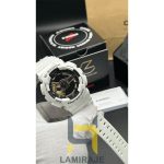 خرید ساعت مچی مردانه دیجیتال کاسیو جی شاک G-Shock GA-110RQ سفید صفحه طلایی، ساعت شیک و مقاوم.