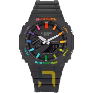 ساعت مچی مردانه کاسیو جی شاک Casio G-Shock Ga-2100-B2 مشکی، ساعت دیجیتال، خرید ساعت مقاوم و شیک.