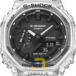 ساعت مچی مردانه کاسیو G-SHOCK مدل GA-2100SKE-7ADR سفید، ساعت دیجیتال اسپرت، خرید ساعت مقاوم و شیک.