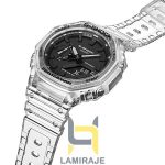 ساعت مچی مردانه کاسیو G-SHOCK مدل GA-2100SKE-7ADR سفید، ساعت دیجیتال اسپرت، خرید ساعت مقاوم و شیک.