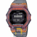 ساعت مچی مردانه کاسیو G-Shock مدل GBD-200SM-1A5DR، دیجیتال، خاکستری نارنجی، خرید ساعت دیجیتال اسپرت.