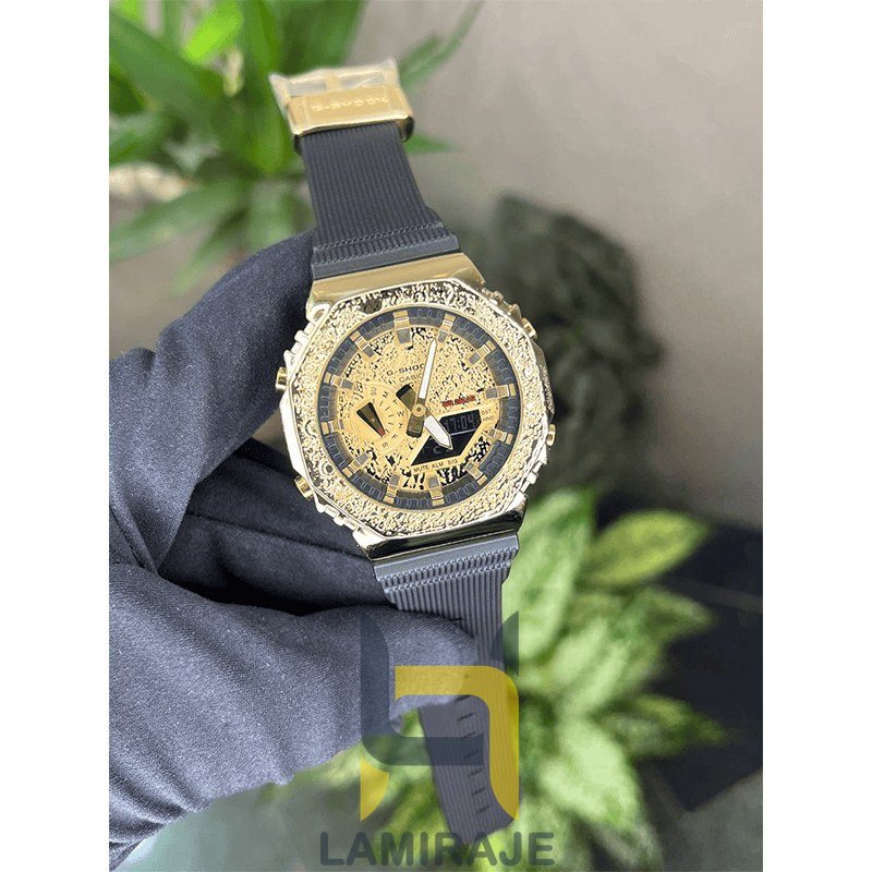 ساعت مچی مردانه جیشاک کاسیو G-Shock Casio GM2100 مشکی، ساعت دیجیتال اسپرت برای خرید ساعت مقاوم و شیک.