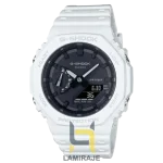 ساعت مچی مردانه کاسیو G-Shock مدل GA-2100 سفید، دیجیتال، خرید ساعت ضد ضربه و ضد آب ژاپنی.
