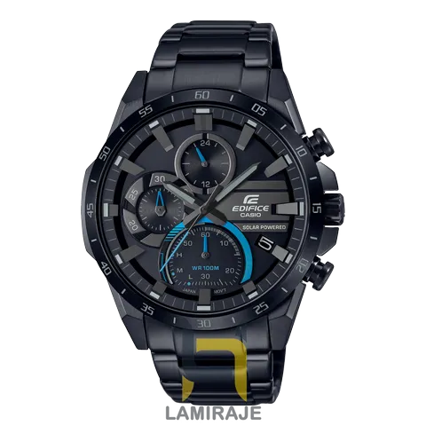 ساعت مچی مردانه کاسیو ادیفایس Casio Edifice EQS-940DC-1AV، دیجیتال مشکی، خرید ساعت با بند استیل ثابت.